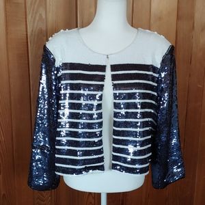 Boston Proper Sequin Jacket